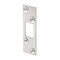 Prime-Line 1-1/4 in. Satin Nickel Plated Stamped Steel Constructed Deadbolt Strike (Single Pack) E 2461 - alternate 1